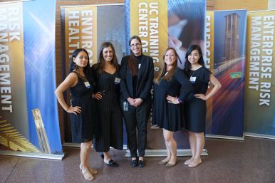 Members of the safety award team