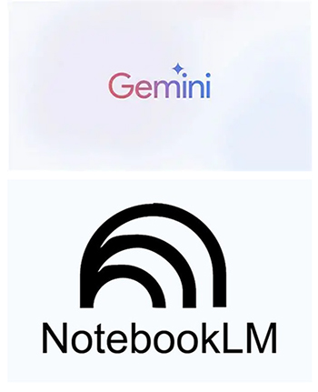 Gemini & Notebook LM logos