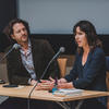 Author Rachel Cusk speaks with Andrew Winer, associate professor and chair of the Department of Creative Writing