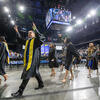 Graduates entering/exiting ceremony
