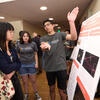 Student at poster session