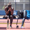 French Paralympic athlete rests