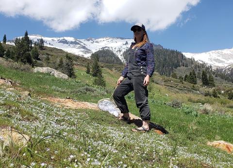 Hollis Woodard on a mountain