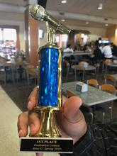 Moses Preciado first place award. 