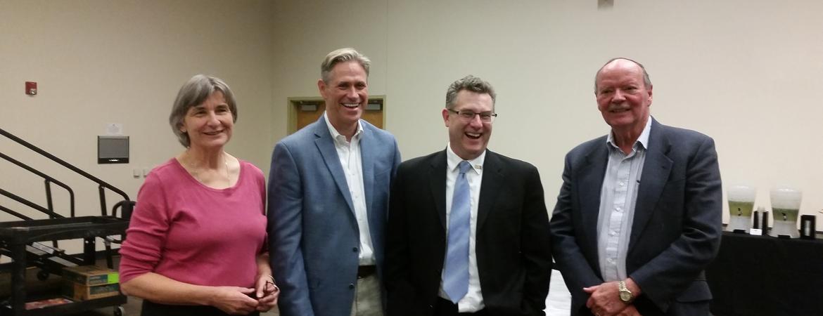 Four of UCR's past and present Ombuds