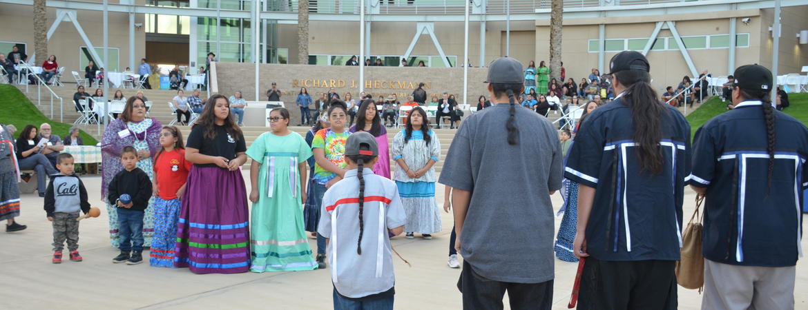 Dancers and singers at college launch celebration
