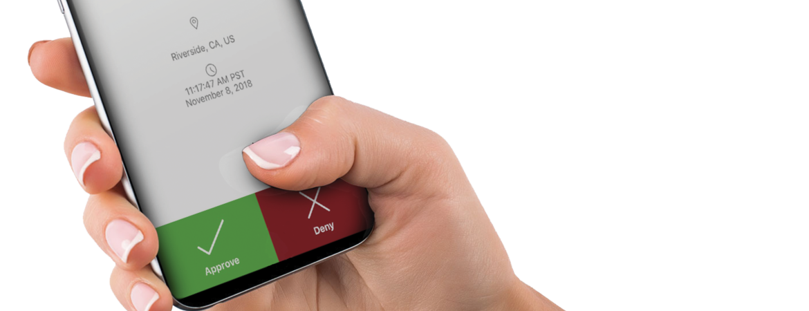 Phone with mfa alert