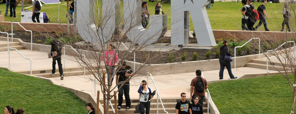 UCR sign on campus
