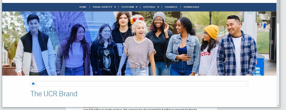ucr brand website