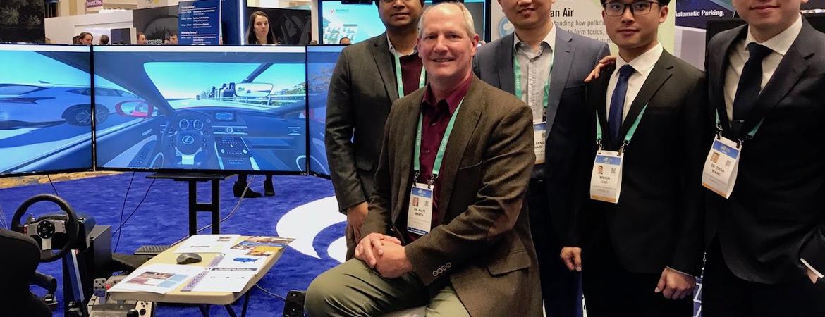 CE-CERT team presents eco-driving technology at CES 2020