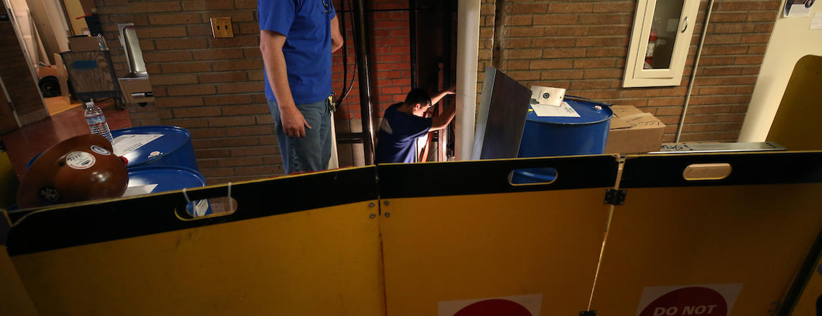 elevator upgrade installed