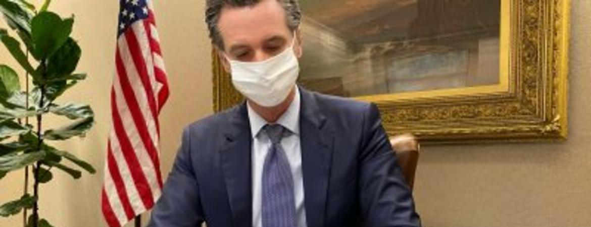 Newsom signing budget
