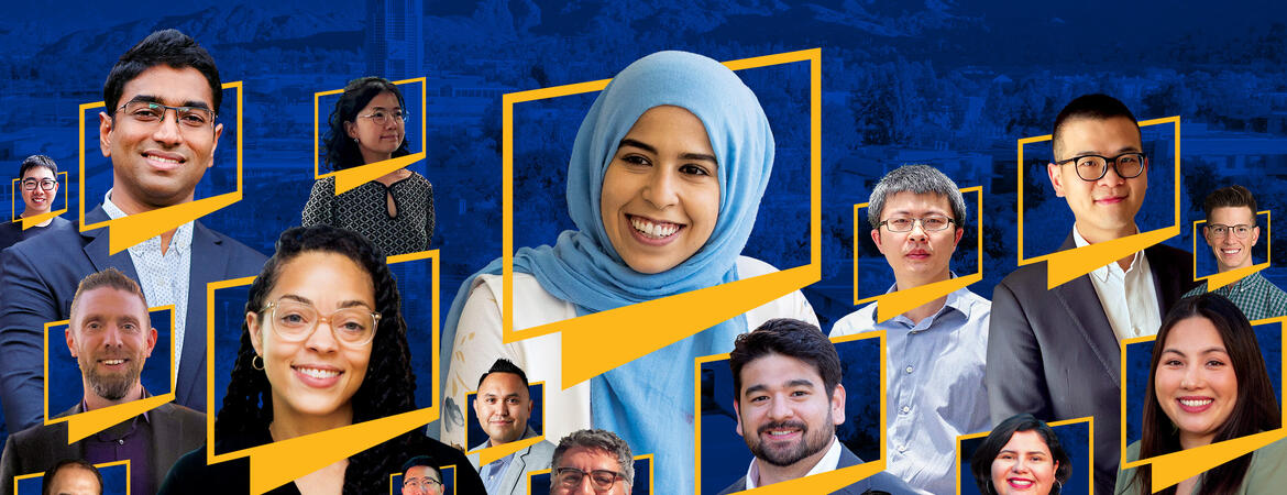 New faculty members collage