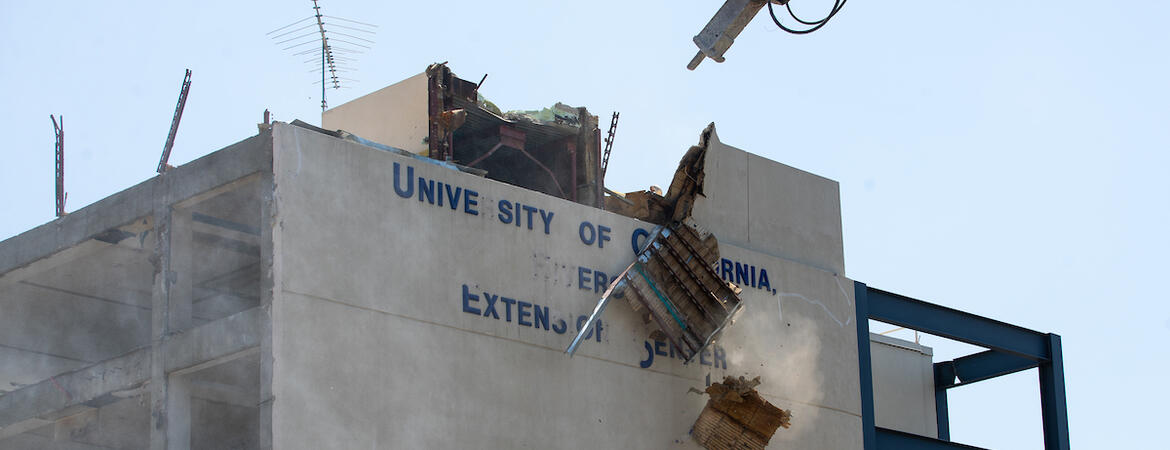 UC Extension building demolished