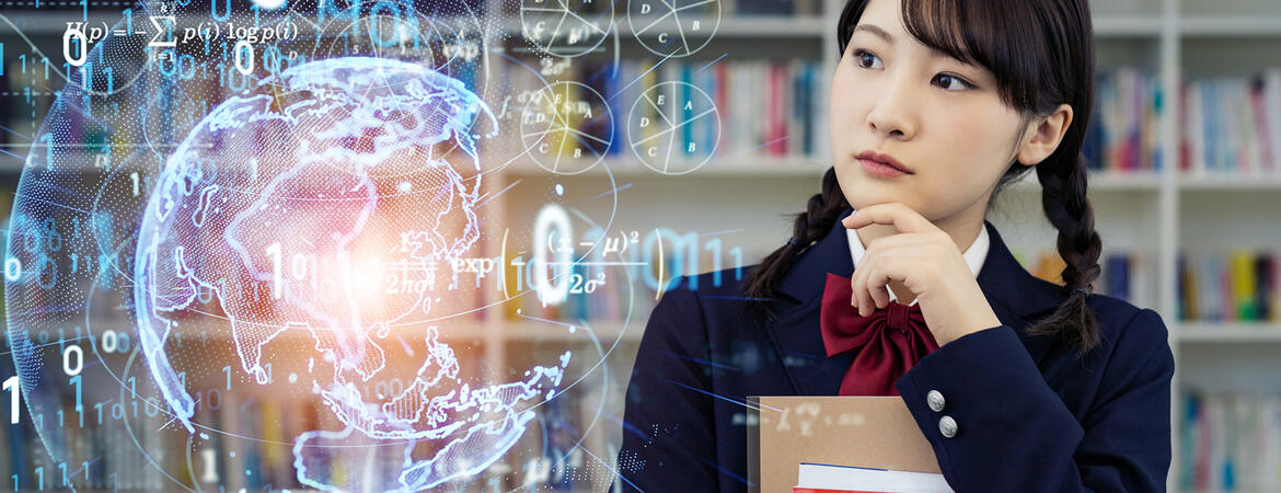Concept image of AI education