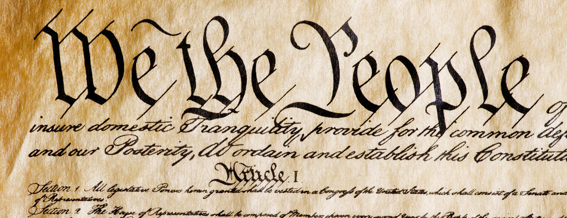 Image of the US Constitution