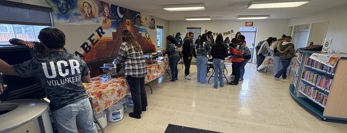 Prepping holiday dinner