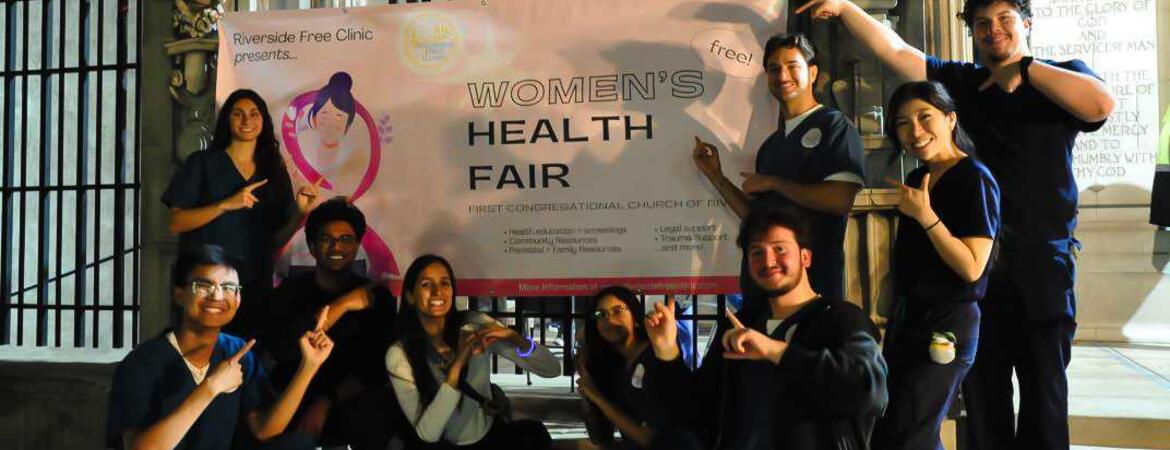 Women's Health Fair volunteers