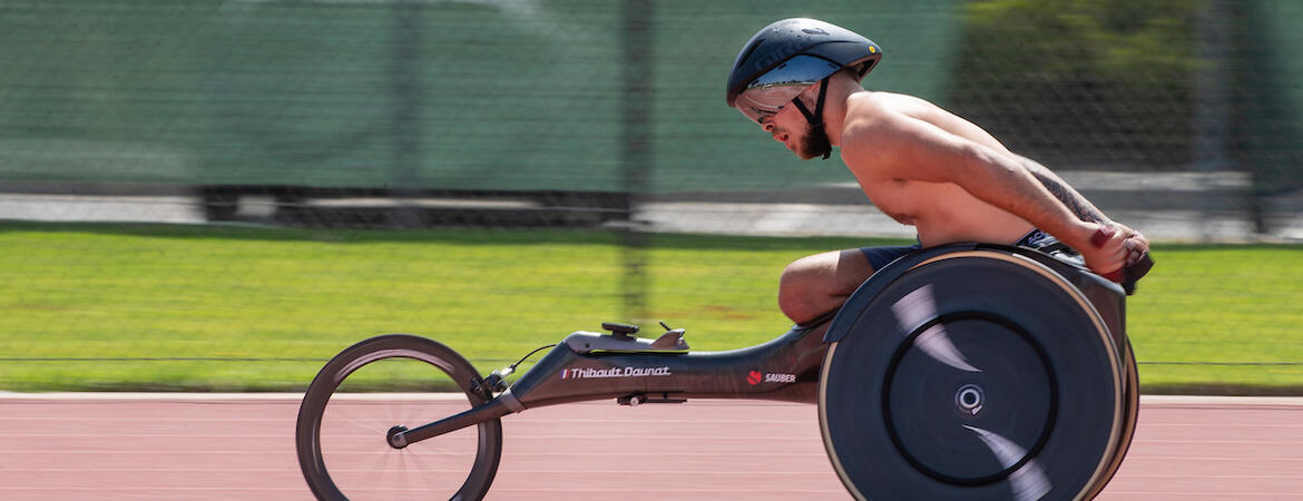 French paralympic team training