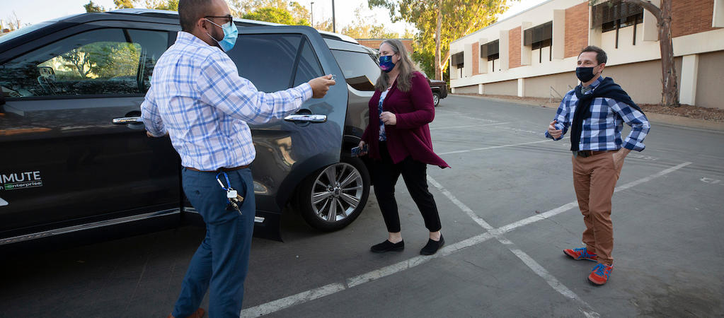 Palm Springs vanpool group