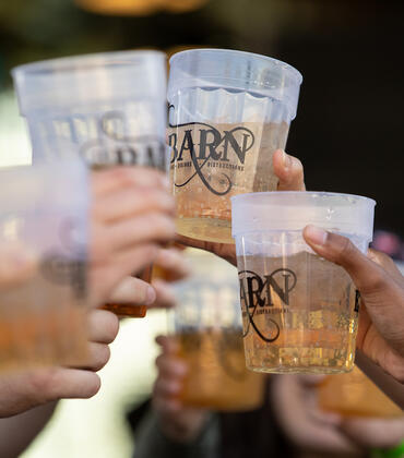 The Barn beer drinking