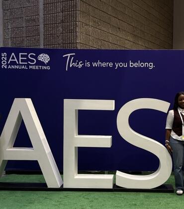 Marin Furukuwa and others at AES meeting