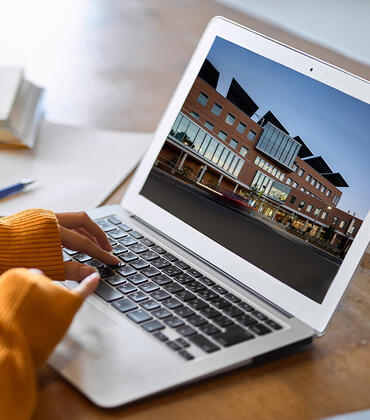 Online MBA program conceptual image