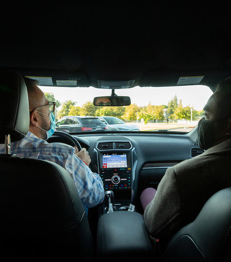 Palm Springs vanpool group