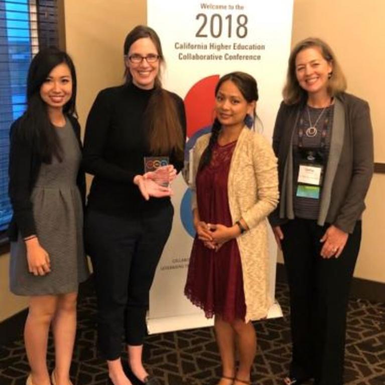 My-Linh Tran, training coordinator; Christine Flanders, senior training manager; Janette de la Rosa Ducut, training director; Cathy O’Sullivan, chief of staff to the chief operating officer,