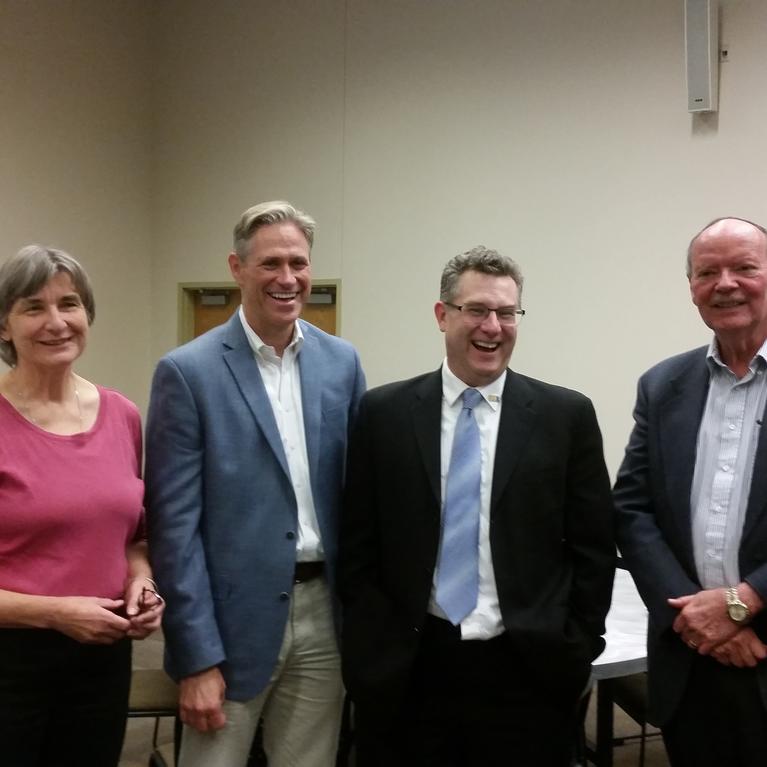 Four of UCR's past and present Ombuds