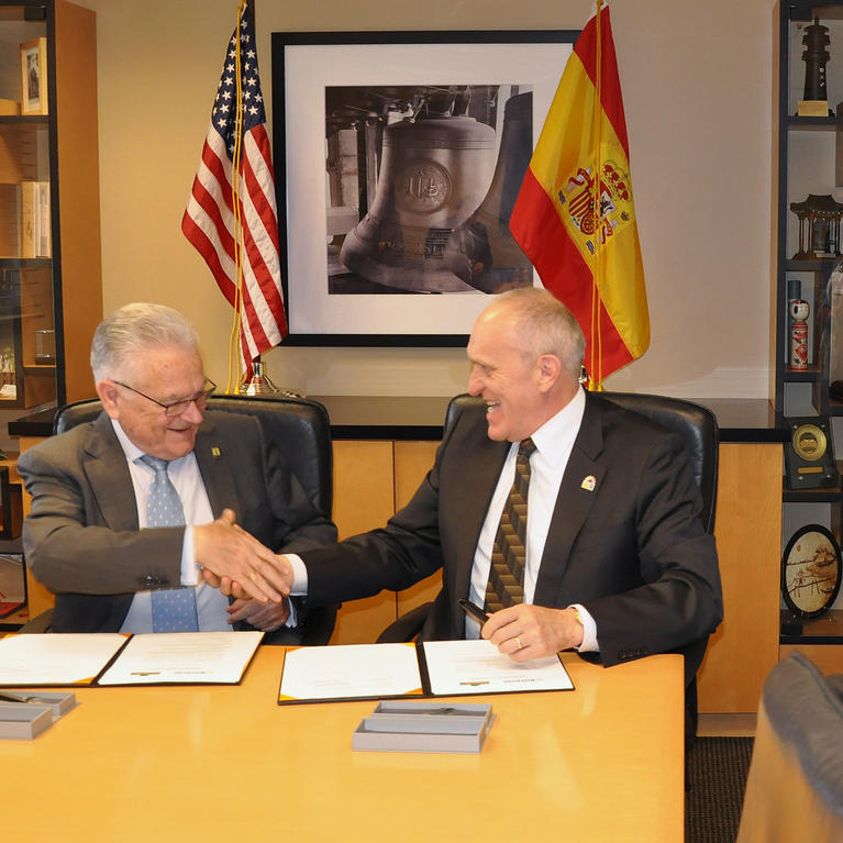 Juan Cano Ruano and Kim Wilcox