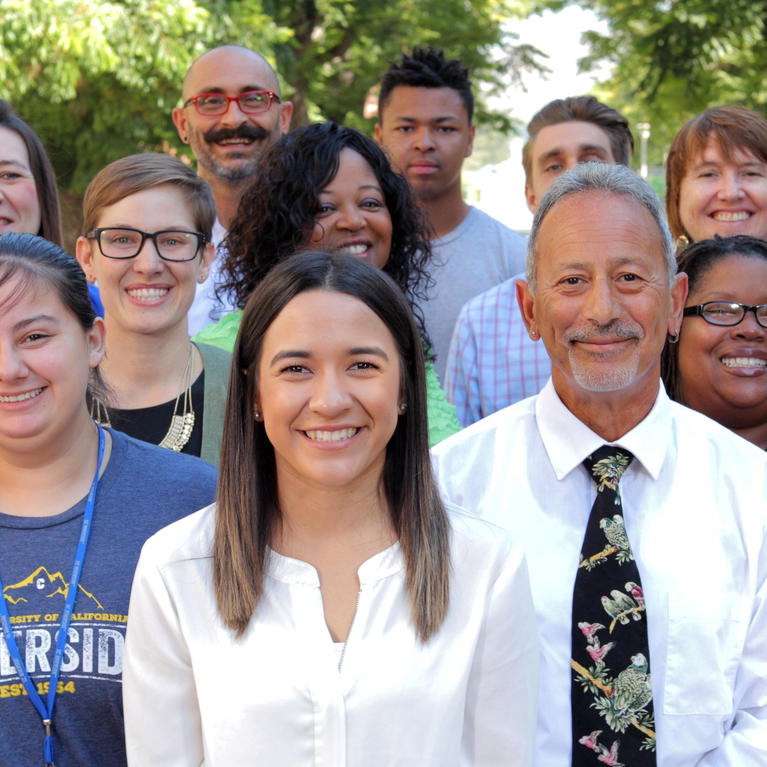 Campus employees group shot