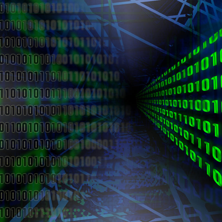 Graphic representing big data