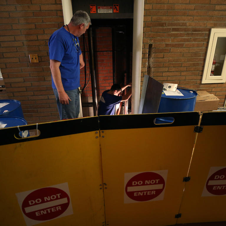 elevator upgrade installed