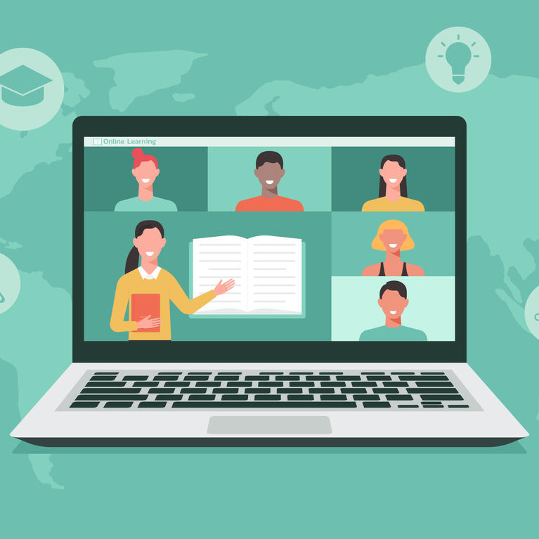 online learning graphic