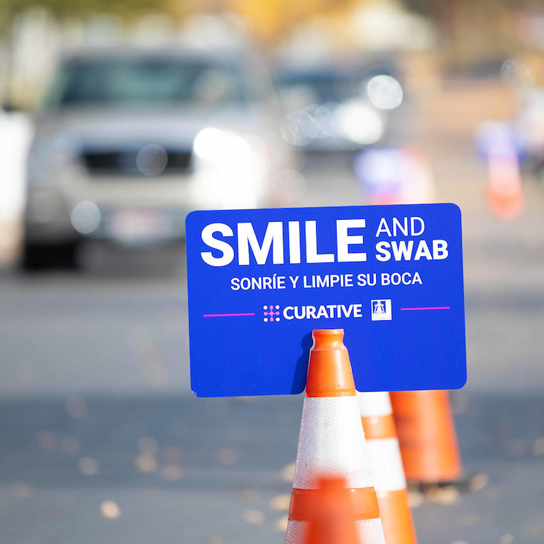 Drive-thru covid testing
