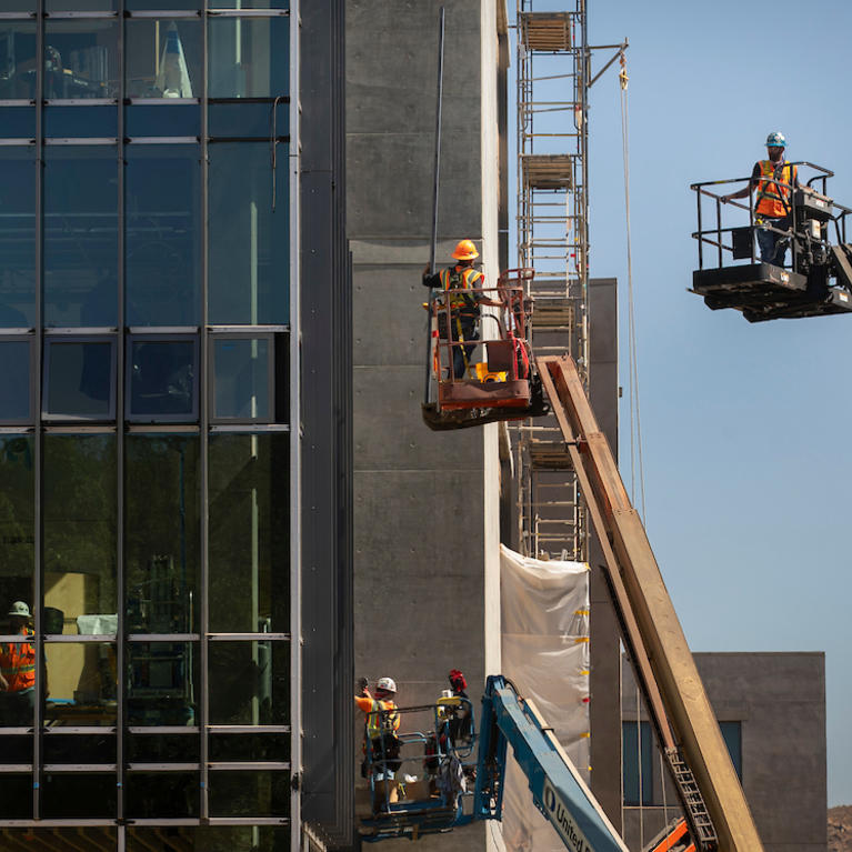 Student Success Center under construction