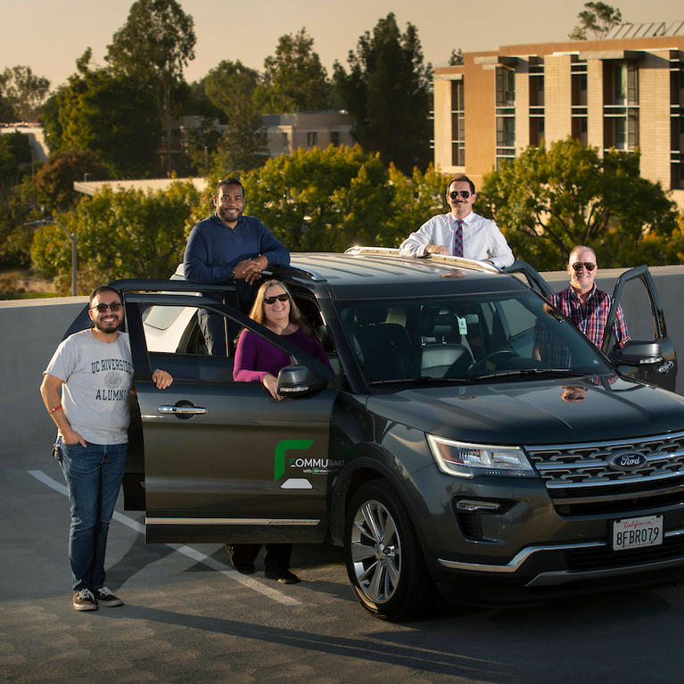 Palm Springs vanpool group