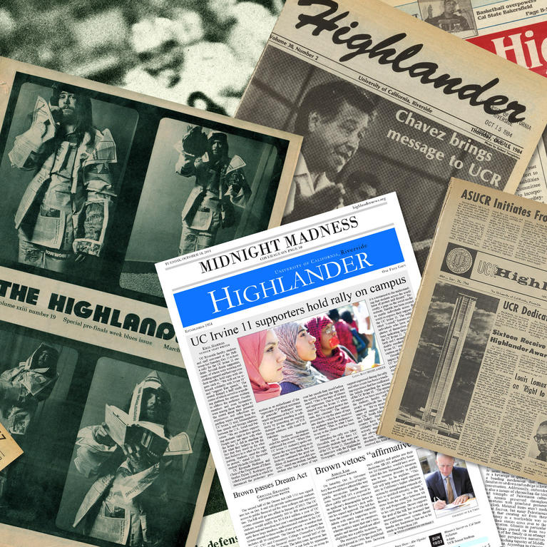 Highlander front pages