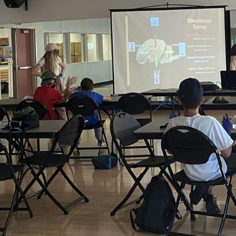 David Nikom and students