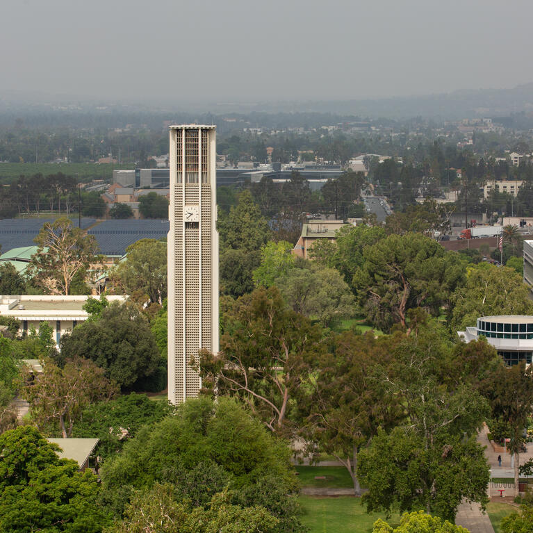 campus aerial shot