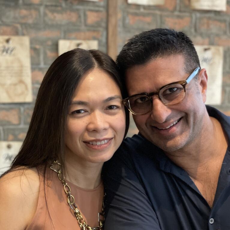 June and Amit Munshi