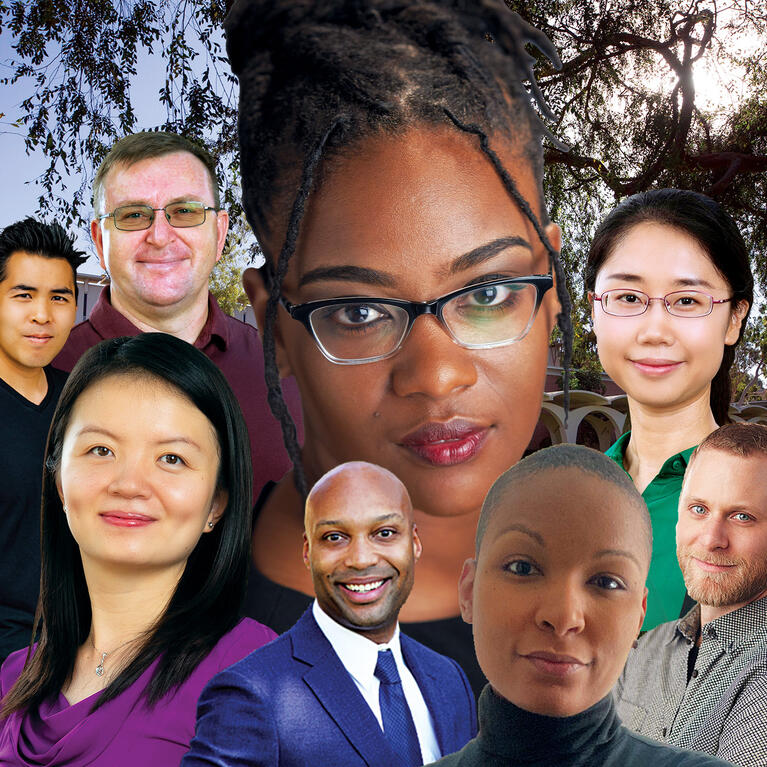 New faculty members collage