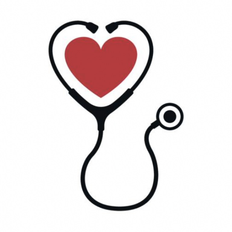 Stethoscope and heart