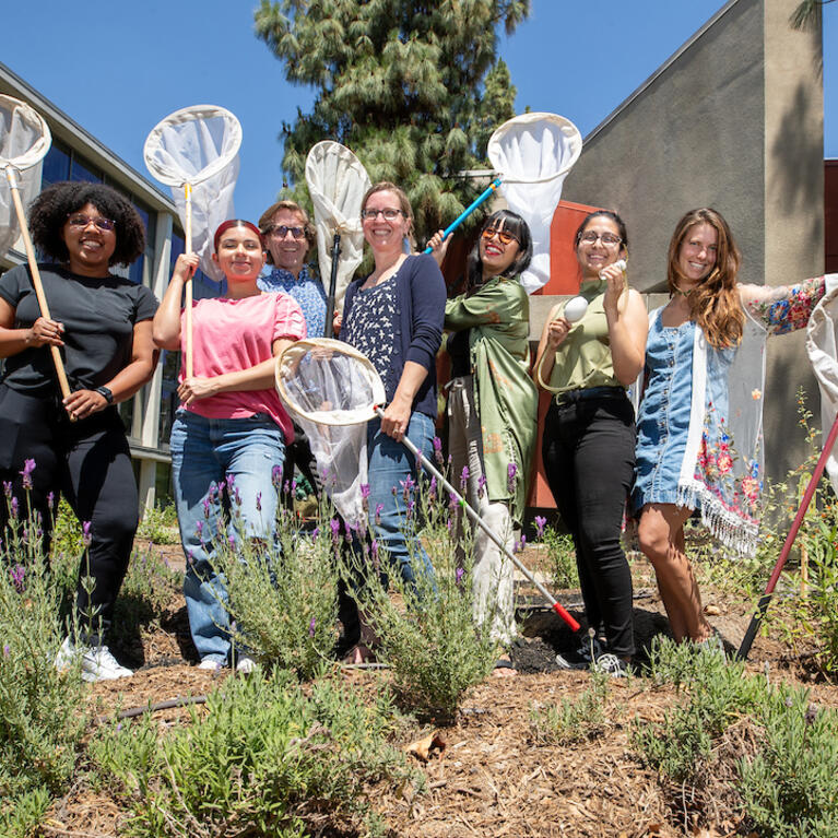 Entomology Teaching Garden researchers