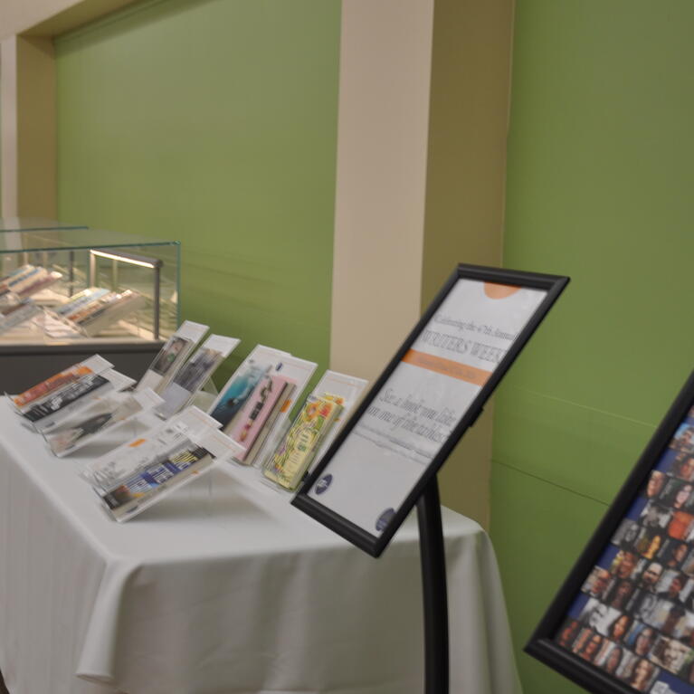 Writer week exhibit