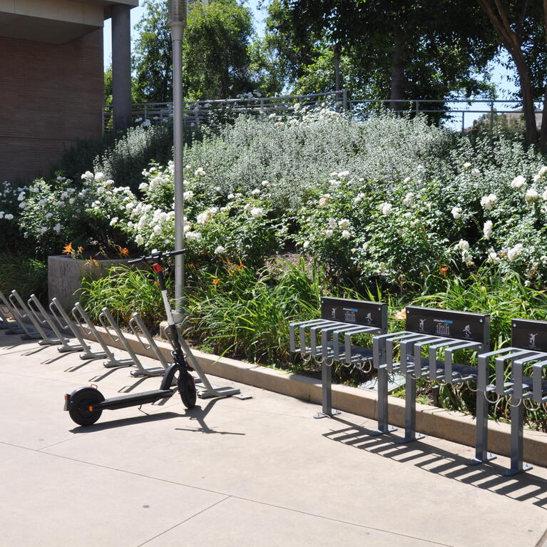 racks outside the HUB