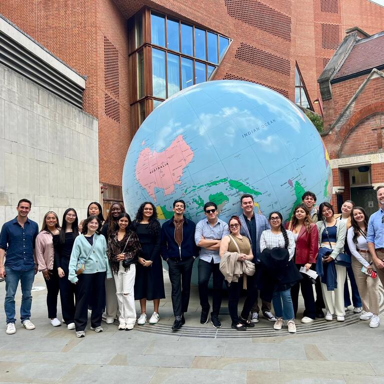 Students abroad in London