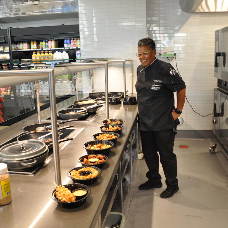 Chef Lanette Dickerson at Street Eats