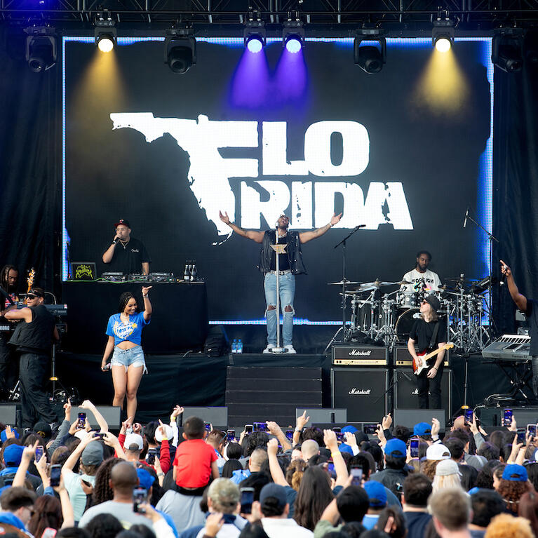 Flo Rida at Homecoming